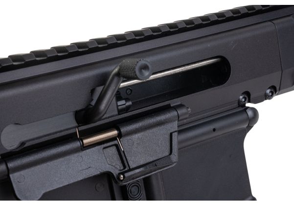 Double Eagle DWS-180 13.9 GBB Rifle Airsoft (Black) - Folding Stock with Dmag - Bang Bang Airsoft