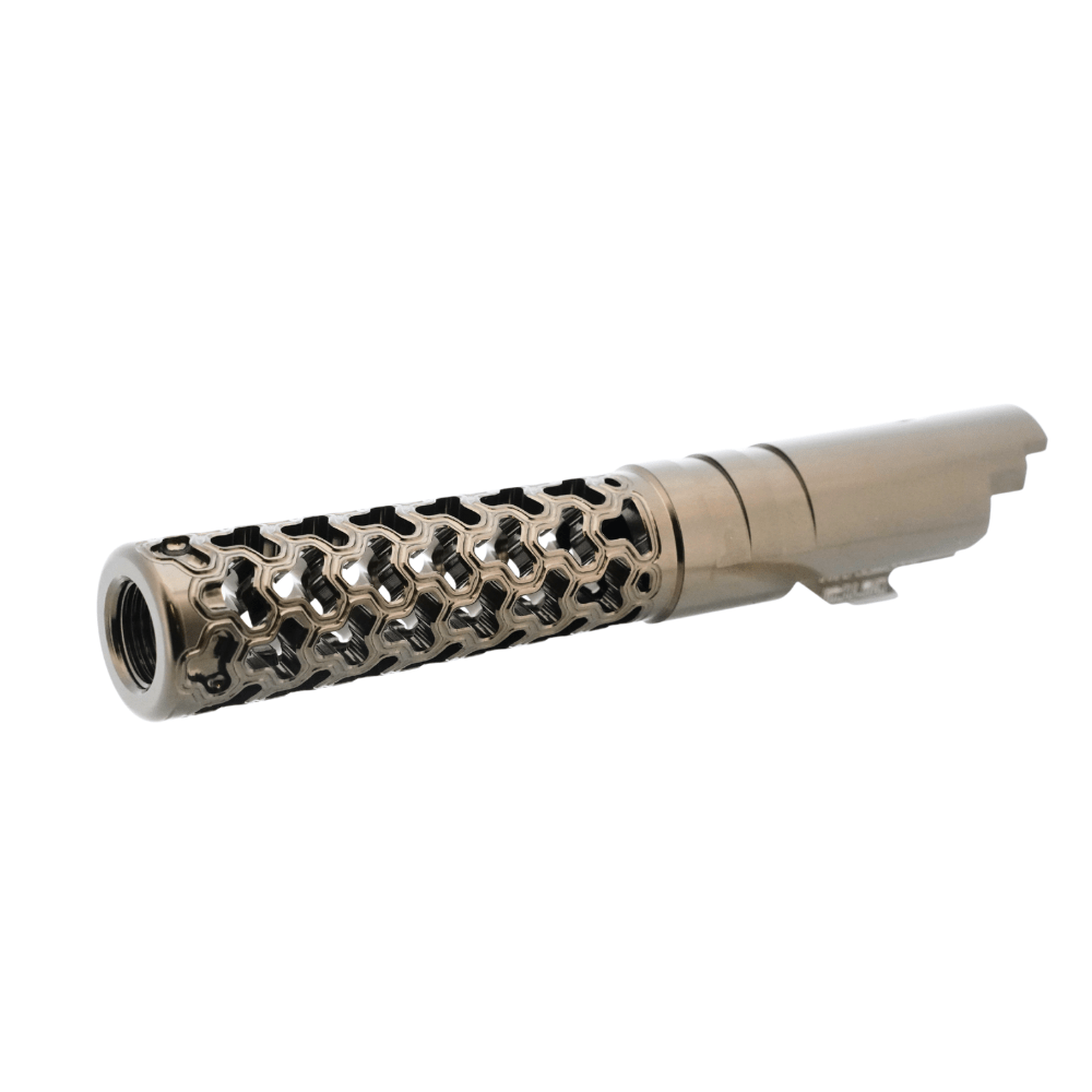 Dr. Black 6063 Aluminum 4.3 Outer Barrel (Type - Geom) - Bang Bang Airsoft