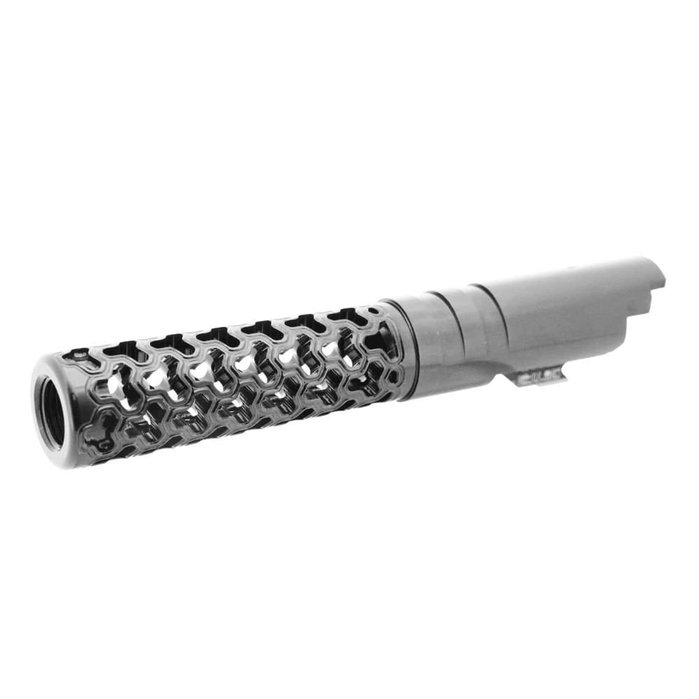 Dr. Black 6063 Aluminum 4.3 Outer Barrel (Type - Geom) - Bang Bang Airsoft