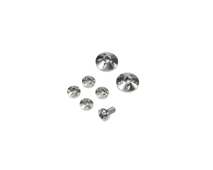 Dr. Black Stainless Steel Custom Grip Screw Set for Aluminum Grip (7pcs) -Type B - Bang Bang Airsoft