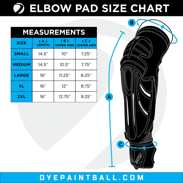 Dye Precision Performance Elbow Pads - Dyecam - Bang Bang Airsoft