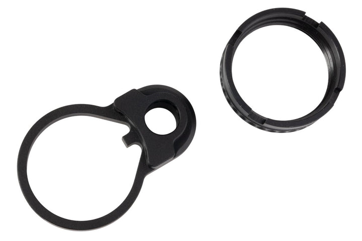Dytac SLR M4 GBB Castle Nut & End Plate - Black (Licencsed by SLR Rifleworks) - Bang Bang Airsoft