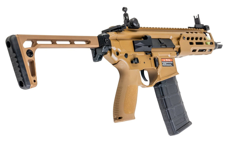E&C MCX Rattler Airsoft AEG (5.6 inch) - FDE - Bang Bang Airsoft