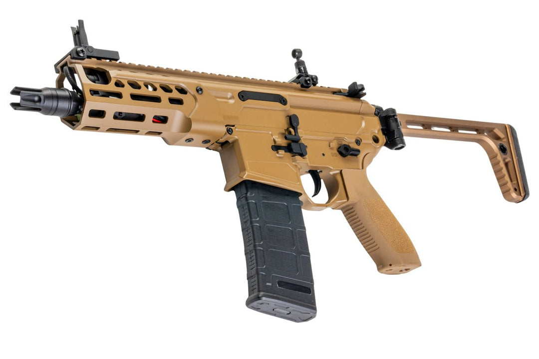 E&C MCX Rattler Airsoft AEG (5.6 inch) - FDE - Bang Bang Airsoft
