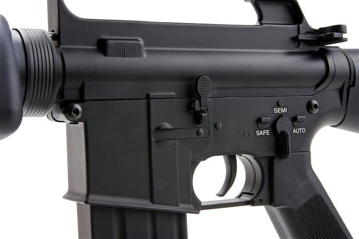 E&C XM177 E2 Airsoft AEG Rifle EC325 (QD 1.5 Gearbox, Blank Marking) - Black - Bang Bang Airsoft