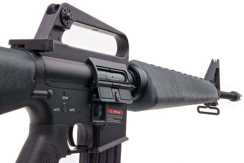 E&C XM177 E2 Airsoft AEG Rifle EC325 (QD 1.5 Gearbox, Blank Marking) - Black - Bang Bang Airsoft