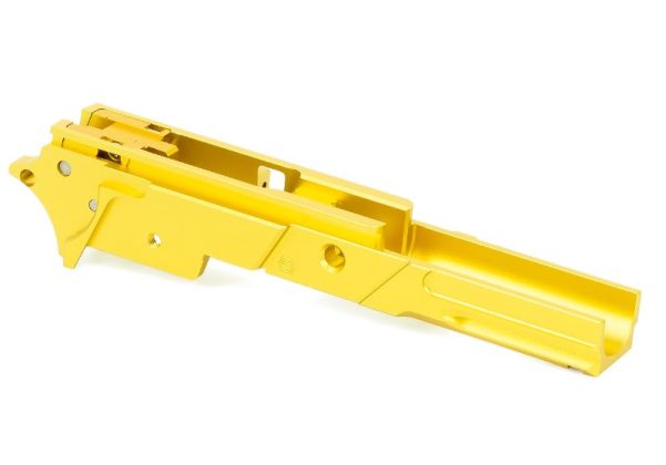 EDGE HI CAPA 5.1 CUSTOM 'STRAT' 3.9 INCH FRAME - ALUMINUM, GOLD - Bang Bang Airsoft