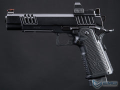 EMG Staccato Licensed XL 2011 Gas Blowback Airsoft Pistol (VIP Grip CNC Ver.)