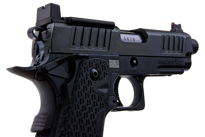 EMG 6mm Pro Shop Staccato C2 2011 Hi - Capa GBB Airsoft Pistol (by Army Plus x T8) - Bang Bang Airsoft