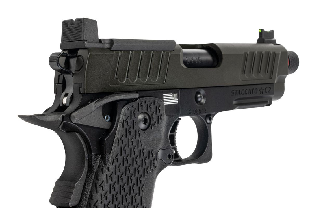 EMG 6mm Pro Shop Staccato C2 2011 Hi - capa GBB Airsoft Pistol (by Army Armament x T8) - Bang Bang Airsoft