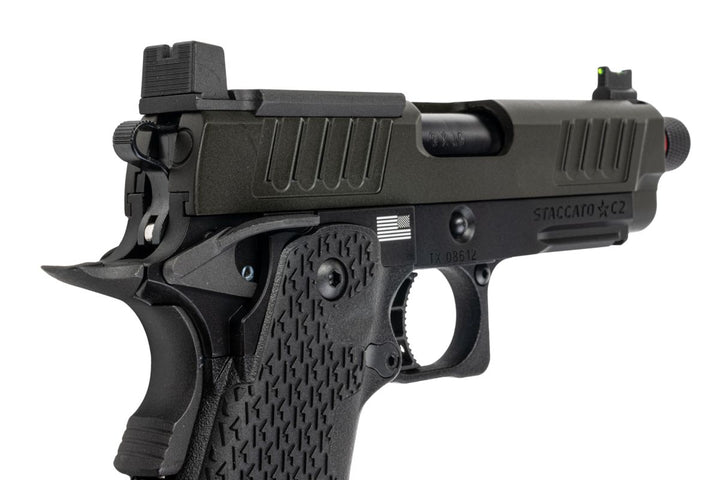 EMG 6mm Pro Shop Staccato C2 2011 Hi - capa GBB Airsoft Pistol (by Army Armament x T8) - Bang Bang Airsoft