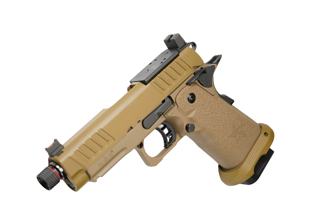 EMG 6mm Pro Shop Staccato C2 2011 Thread Barrel Optic Cut Hi - Capa GBB Airsoft Pistol (by Army Plus x T8) - Bang Bang Airsoft