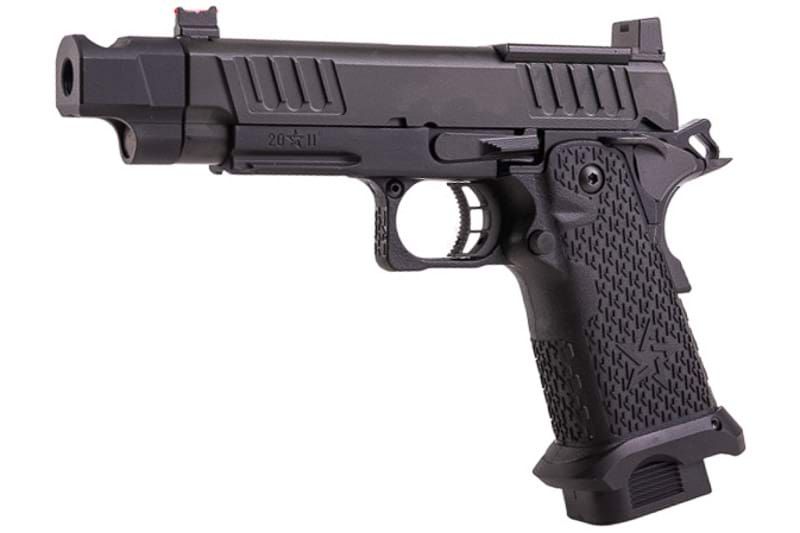 EMG 6mm Pro Shop Staccato C2 2011 with Compensator Hi - Capa GBB Airsoft Pistol (by Army Plus x T8) - Bang Bang Airsoft