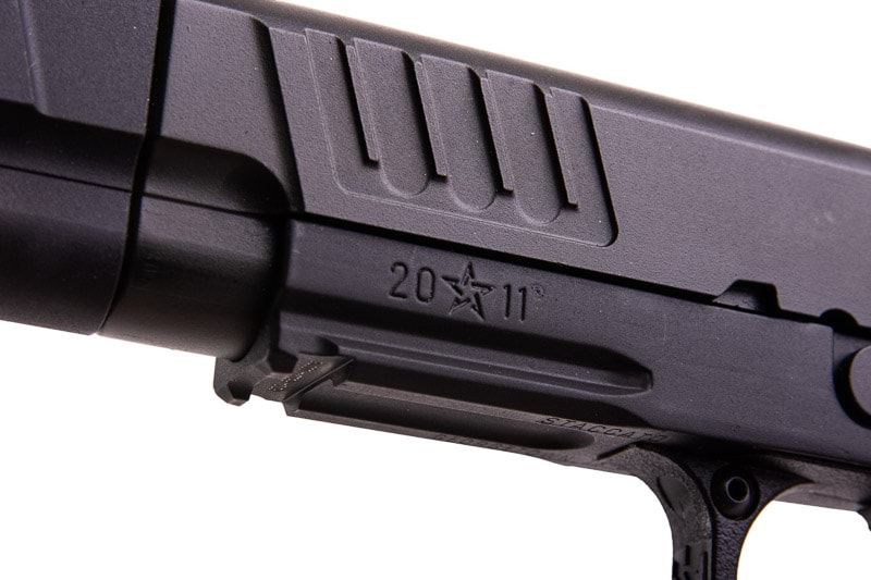 EMG 6mm Pro Shop Staccato C2 2011 with Compensator Hi - Capa GBB Airsoft Pistol (by Army Plus x T8) - Bang Bang Airsoft