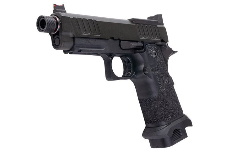 EMG 6mm Pro Shop Staccato C2 GBB Airsoft Pistol w/ Hand - Made Stippling Grip - BK (by Army Armament) - Bang Bang Airsoft