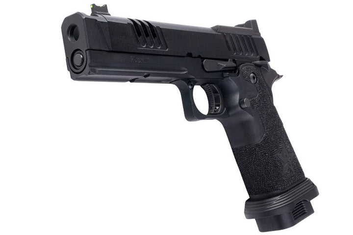 EMG 6mm Pro Shop Staccato XC GBB Airsoft Pistol w/ Hand - Made Stippling Grip - BK (by Army Armament) - Bang Bang Airsoft