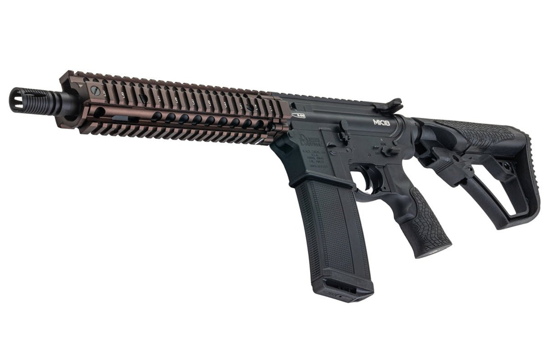 EMG Daniel Defense MK18 GBB Airsoft Rifle (BK/FDE, by Double Eagle ) - Bang Bang Airsoft