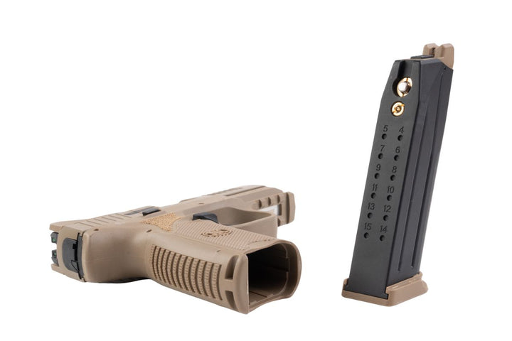 EMG FN Herstal Licensed FN 509 GBB Airsoft Pistol - DE (by Double Eagle) - Bang Bang Airsoft