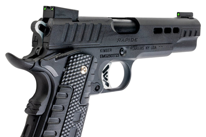 EMG Kimber 1911 Rapide Dusk GBB Airsoft Pistol - Black (Standard) (by AW Custom) - Bang Bang Airsoft