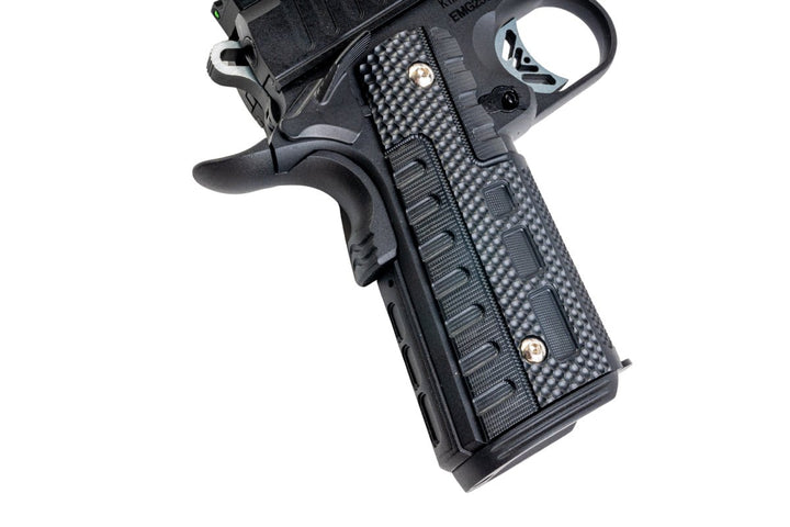 EMG Kimber 1911 Rapide Dusk GBB Airsoft Pistol - Black (Standard) (by AW Custom) - Bang Bang Airsoft