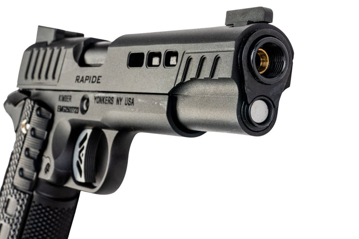 EMG Kimber 1911 Rapide Dusk GBB Airsoft Pistol - Black (Standard) (by AW Custom) - Bang Bang Airsoft
