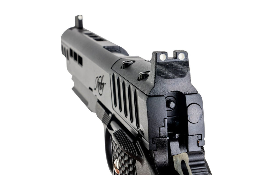 EMG Kimber 1911 Rapide Heat GBB Airsoft Pistol - Black (RMR Ver., Standard) (by AW Custom) - Bang Bang Airsoft