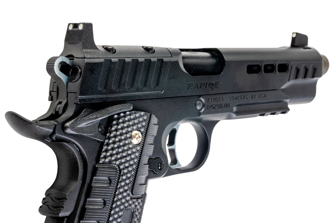 EMG Kimber 1911 Rapide Heat GBB Airsoft Pistol - Black (RMR Ver., Standard) (by AW Custom) - Bang Bang Airsoft