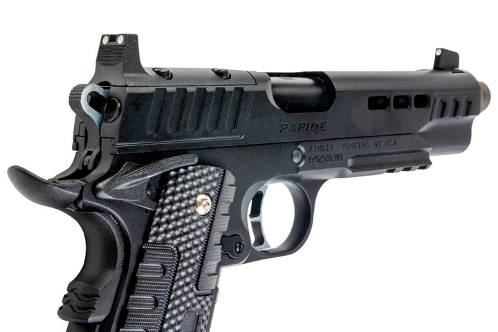 EMG Kimber 1911 Rapide Heat GBB Airsoft Pistol - Black (RMR Ver., Standard) (by AW Custom) - Bang Bang Airsoft