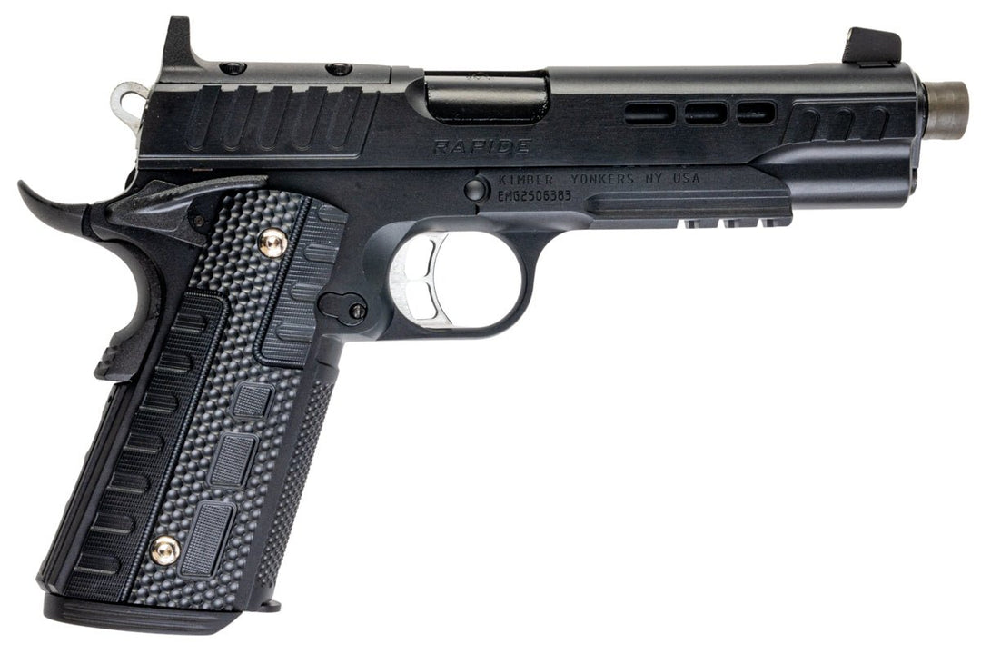 EMG Kimber 1911 Rapide Heat GBB Airsoft Pistol - Black (RMR Ver., Standard) (by AW Custom) - Bang Bang Airsoft