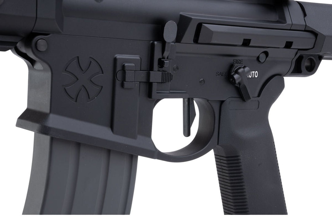 EMG Noveske N4 GHETTO BLASTER NHR - 7 7.94 inch Airsoft M4 GBBR (MWS System) by Double Eagle - BK (Gen 2) - Bang Bang Airsoft