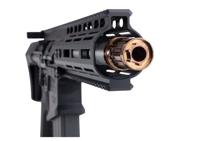EMG Noveske N4 GHETTO BLASTER NHR - 7 7.94 inch Airsoft M4 GBBR (MWS System) by Double Eagle - BK (Gen 2) - Bang Bang Airsoft