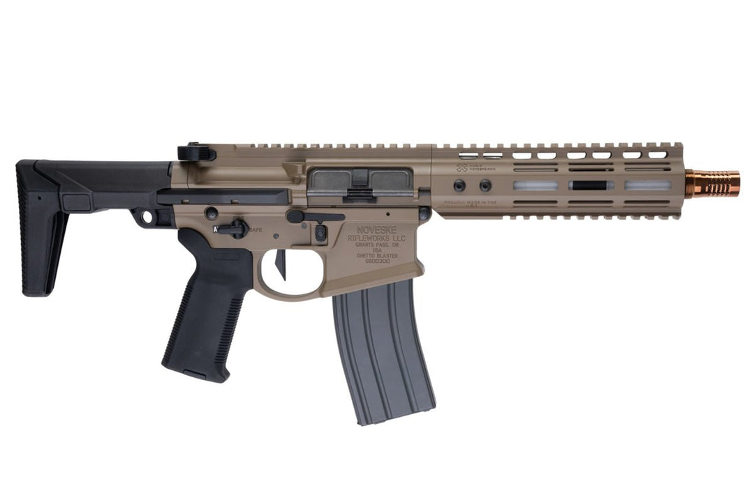 EMG Noveske N4 GHETTO BLASTER NHR - 7 7.94 inch Airsoft M4 GBBR (MWS System) by Double Eagle - DE (Gen 2) - Bang Bang Airsoft