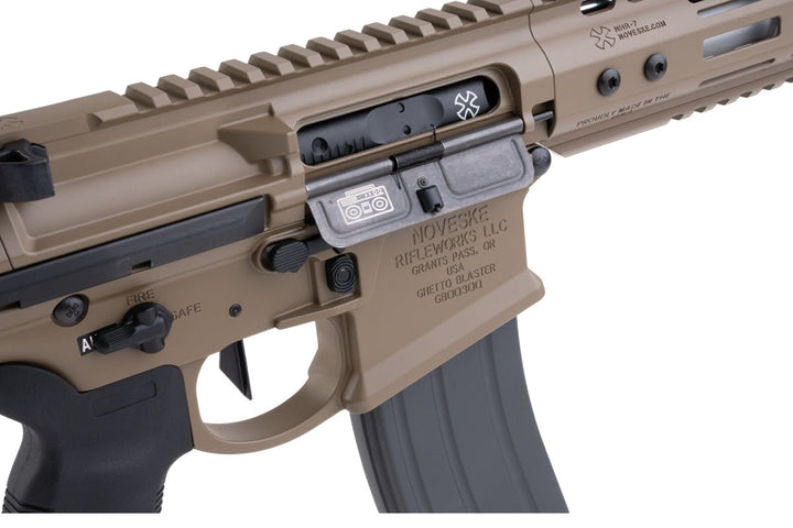 EMG Noveske N4 GHETTO BLASTER NHR - 7 7.94 inch Airsoft M4 GBBR (MWS System) by Double Eagle - DE (Gen 2) - Bang Bang Airsoft