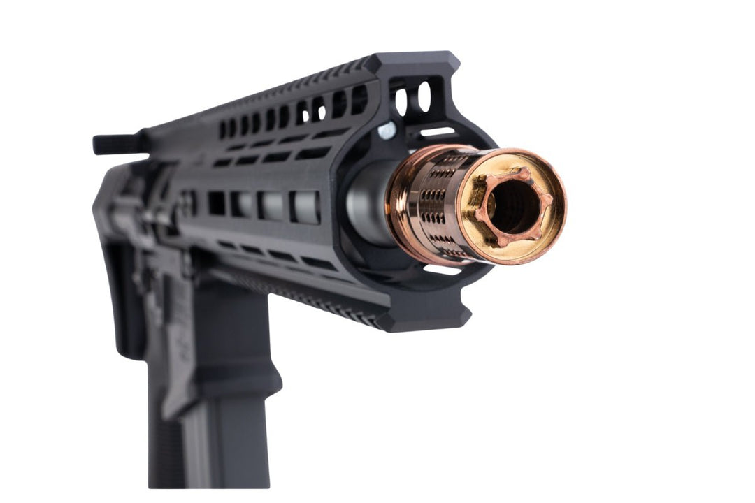 EMG Noveske N4 GHETTO BLASTER NHR - 9 10.5 inch Airsoft M4 GBBR (MWS System) by Double Eagle - BK (Gen 2) - Bang Bang Airsoft