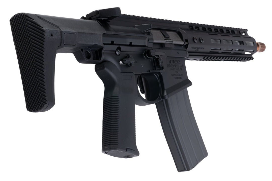 EMG Noveske N4 GHETTO BLASTER NHR - 9 10.5 inch Airsoft M4 GBBR (MWS System) by Double Eagle - BK (Gen 2) - Bang Bang Airsoft