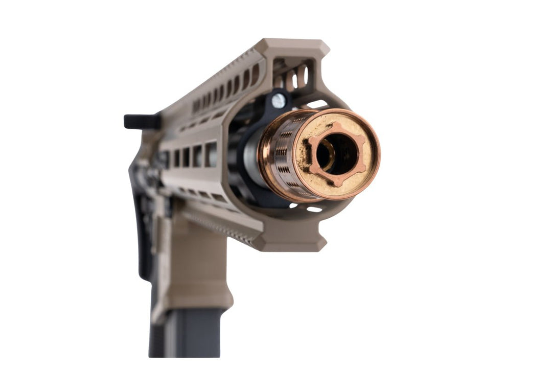 EMG Noveske N4 GHETTO BLASTER NHR - 9 10.5 inch Airsoft M4 GBBR (MWS System) by Double Eagle - DE (Gen 2) - Bang Bang Airsoft