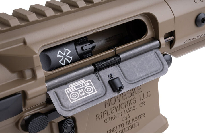 EMG Noveske N4 GHETTO BLASTER NHR - 9 10.5 inch Airsoft M4 GBBR (MWS System) by Double Eagle - DE (Gen 2) - Bang Bang Airsoft