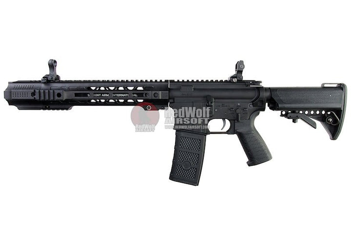 EMG SAI GRY AR15 (M4) Gen. 2 SBR Airsoft M4 AEG Rifle with Crane Stock - Black (by G&P) - Bang Bang Airsoft