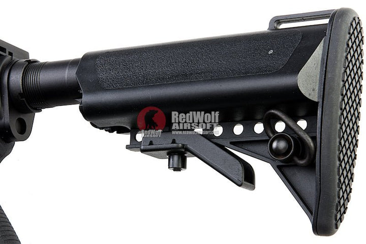 EMG SAI GRY AR15 (M4) Gen. 2 SBR Airsoft M4 AEG Rifle with Crane Stock - Black (by G&P) - Bang Bang Airsoft