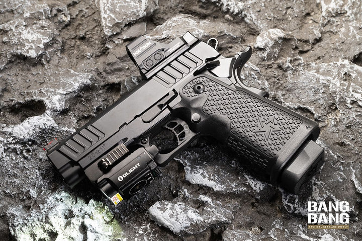 EMG Staccato Licensed C2 Compact 2011 Gas Blowback Airsoft Pistol (VIP Grip Standard Ver.) - Bang Bang Airsoft