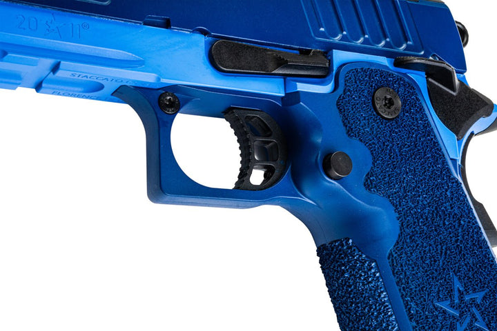 EMG Staccato Licensed CS Compact 2011 GBB Airsoft Pistol (Model: Master Grip / Standard / Green Gas) - BU - Bang Bang Airsoft