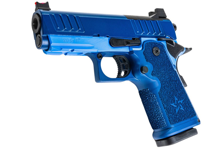 EMG Staccato Licensed CS Compact 2011 GBB Airsoft Pistol (Model: Master Grip / Standard / Green Gas) - BU - Bang Bang Airsoft