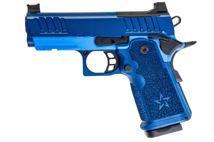 EMG Staccato Licensed CS Compact 2011 GBB Airsoft Pistol (Model: Master Grip / Standard / Green Gas) - BU - Bang Bang Airsoft