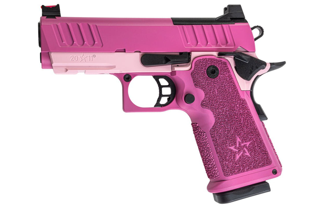 EMG Staccato Licensed CS Compact 2011 GBB Airsoft Pistol (Model: Master Grip / Standard / Green Gas) - PK - Bang Bang Airsoft