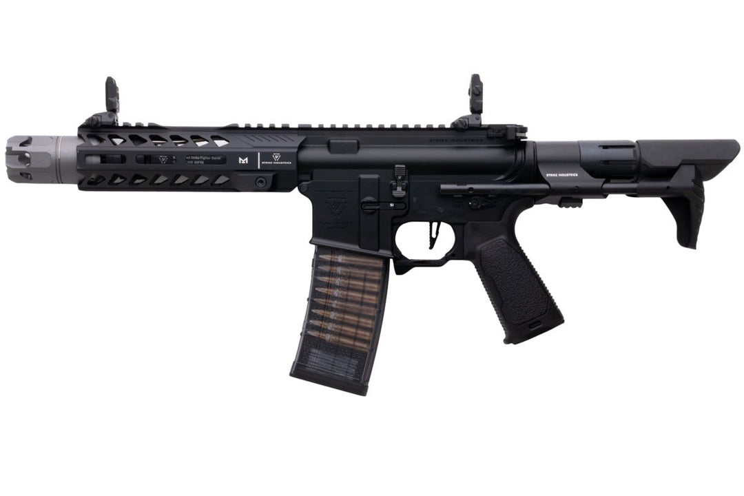 EMG Strike Industries AR Strike Oppressor PDW GBB Airsoft M4 Rifle (CYMA CGS System) - 7 inch BK - Bang Bang Airsoft