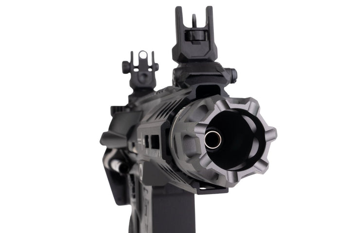 EMG Strike Industries AR Strike Oppressor Short Barrel GBB Airsoft M4 Rifle (CYMA CGS System) - 4 inch BK - Bang Bang Airsoft