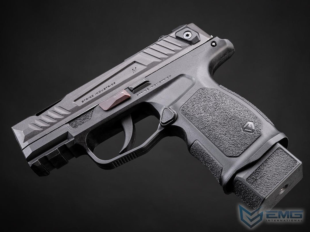EMG Strike Industries SMP (P365) Green Gas Airsoft Pistol - Black (by VFC) - Bang Bang Airsoft