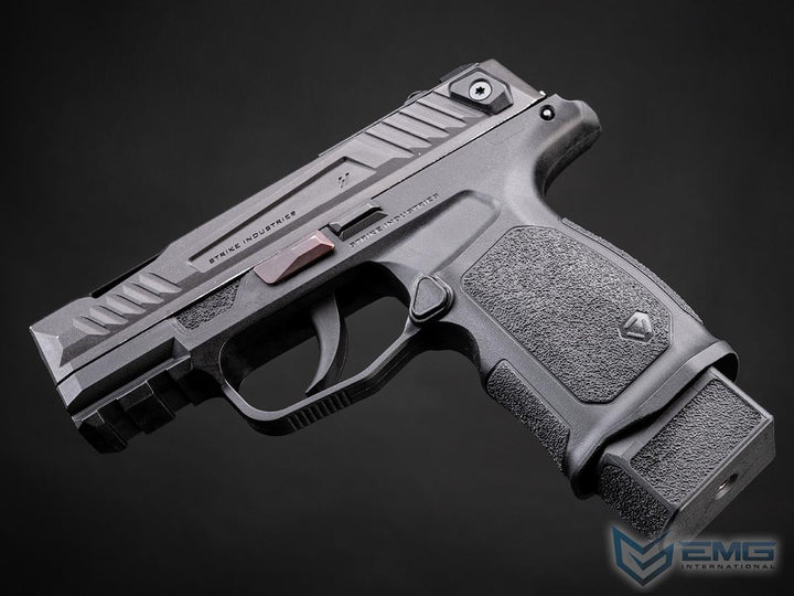 EMG Strike Industries SMP (P365) Green Gas Airsoft Pistol - Black (by VFC) - Bang Bang Airsoft