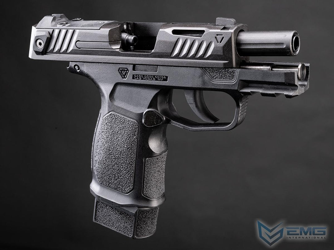 EMG Strike Industries SMP (P365) Green Gas Airsoft Pistol - Black (by VFC) - Bang Bang Airsoft