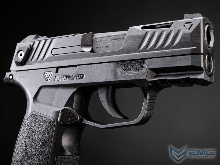 EMG Strike Industries SMP (P365) Green Gas Airsoft Pistol - Black (by VFC) - Bang Bang Airsoft